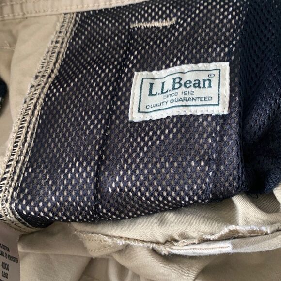 Pre Owned Men’s L.L. Bean Pants Re Enforced Pockets Heavy Duty 40 X 30 Comfort - Picture 13 of 16